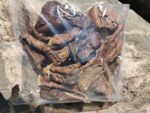 Hirschlungenstücke getrocknet, 250gr.
