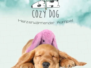 Cozy Dog Bunny in Rosa, Hellblau oder Grün - das ganz spezielle Plüschtier